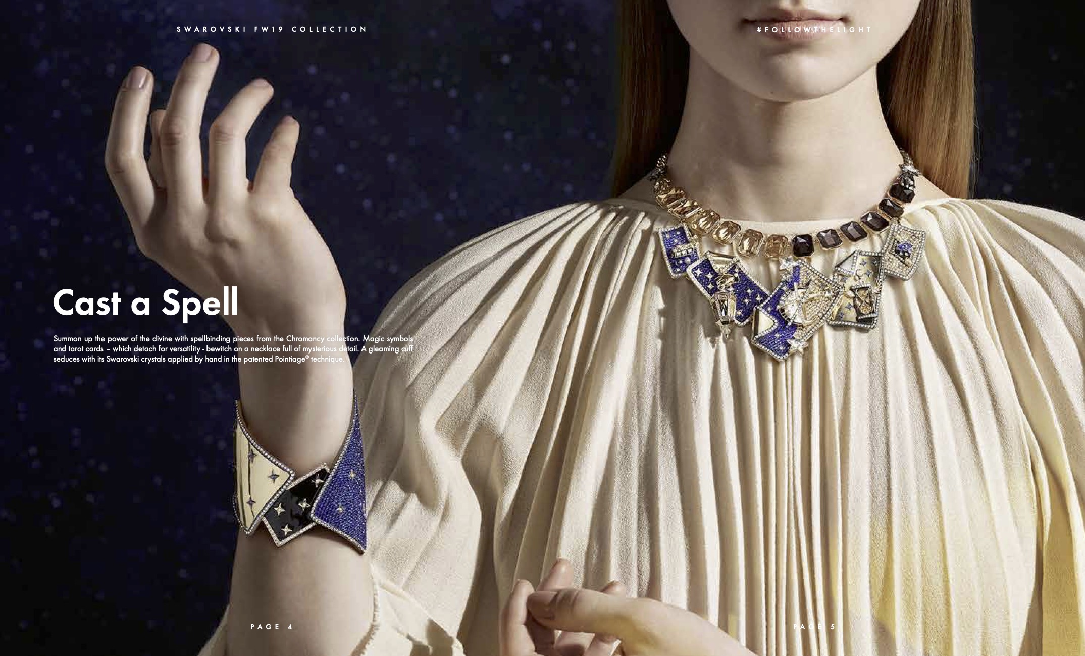 Swarovski Lookbook FW19 3 and 4