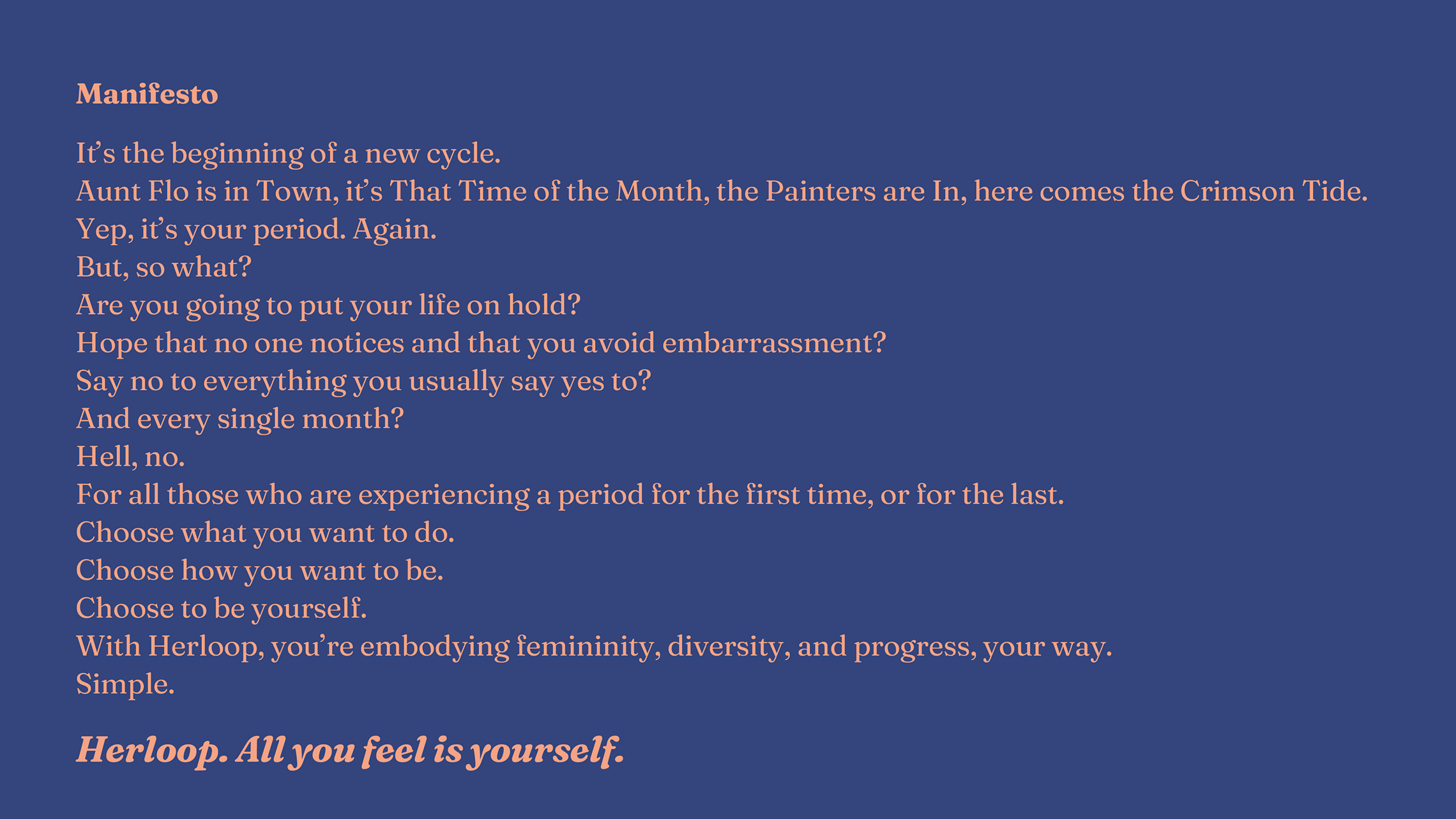 Herloop-Manifesto