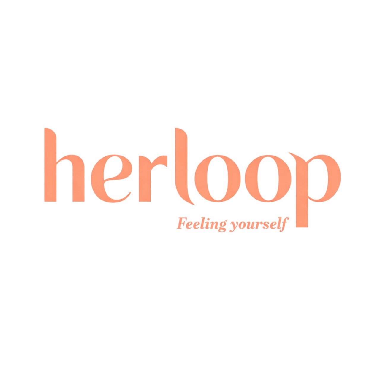 Herloop logo and English tagline 1280 x 1280