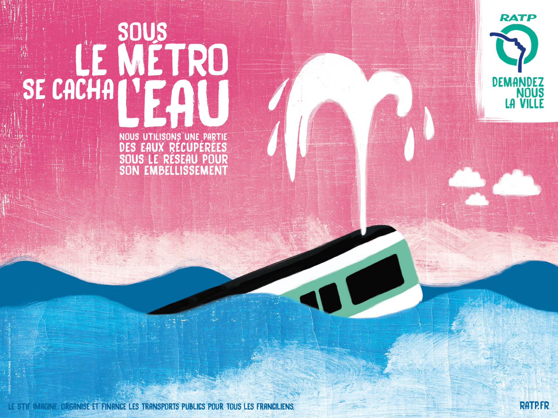 RATP cop 21 campagne l’eau FR